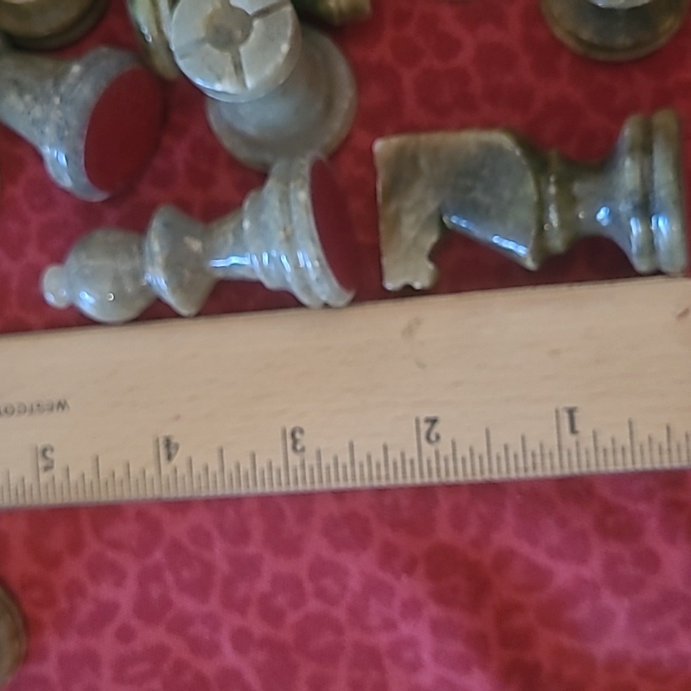 Vintage Marble Chess Set - Picture 4 of 5